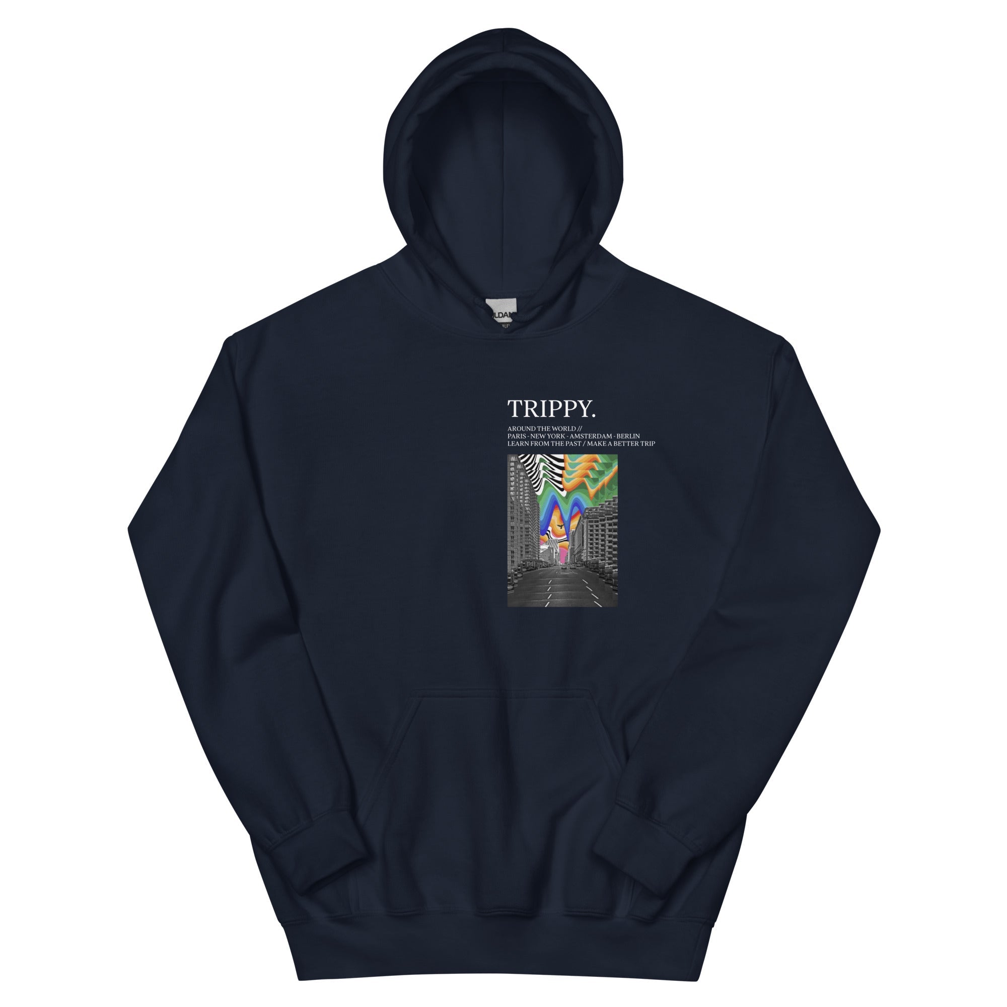 Trippy New York Times Kapuzenpullover - NiZED - Shop Deutschland Noodosz