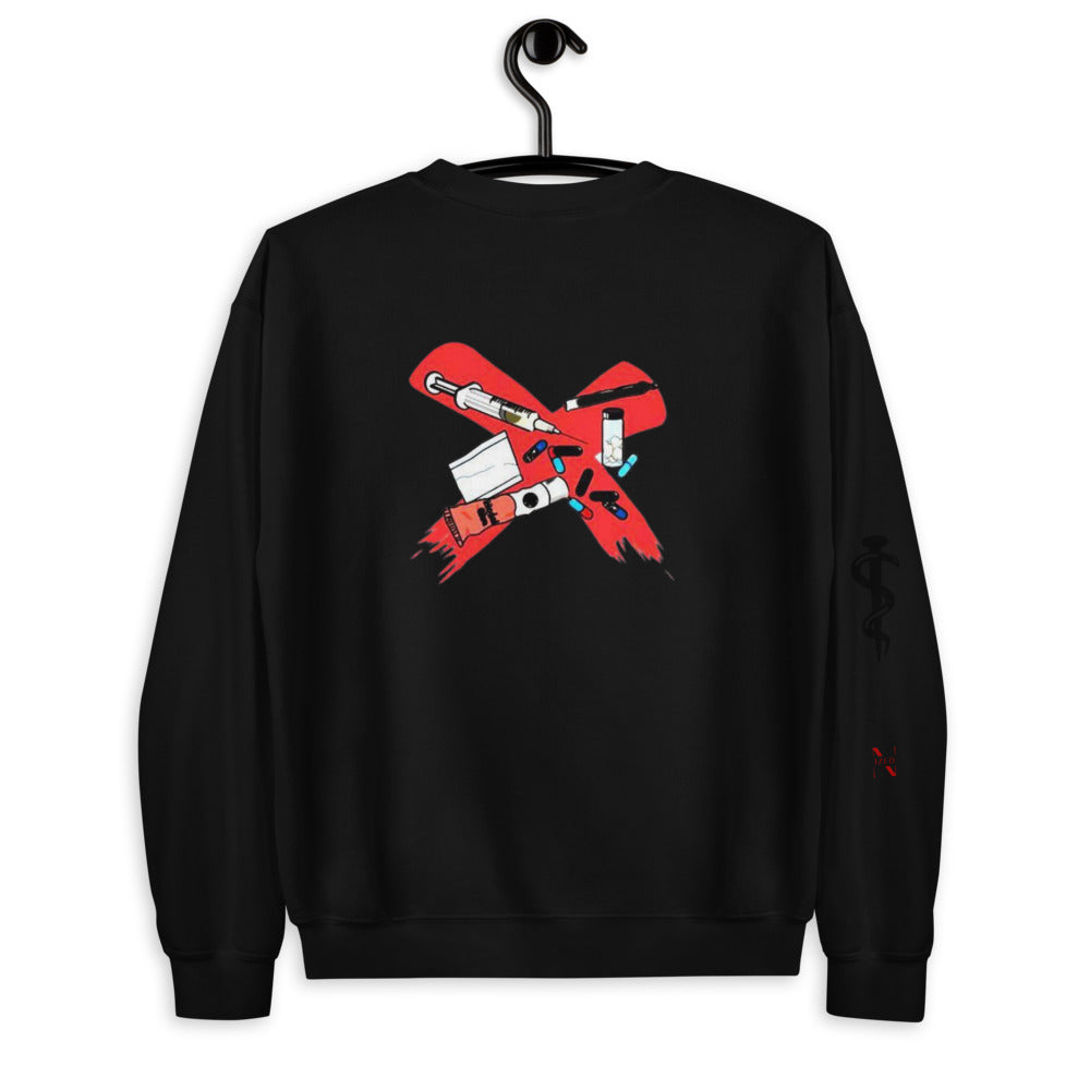 X All DRUGS Sweater