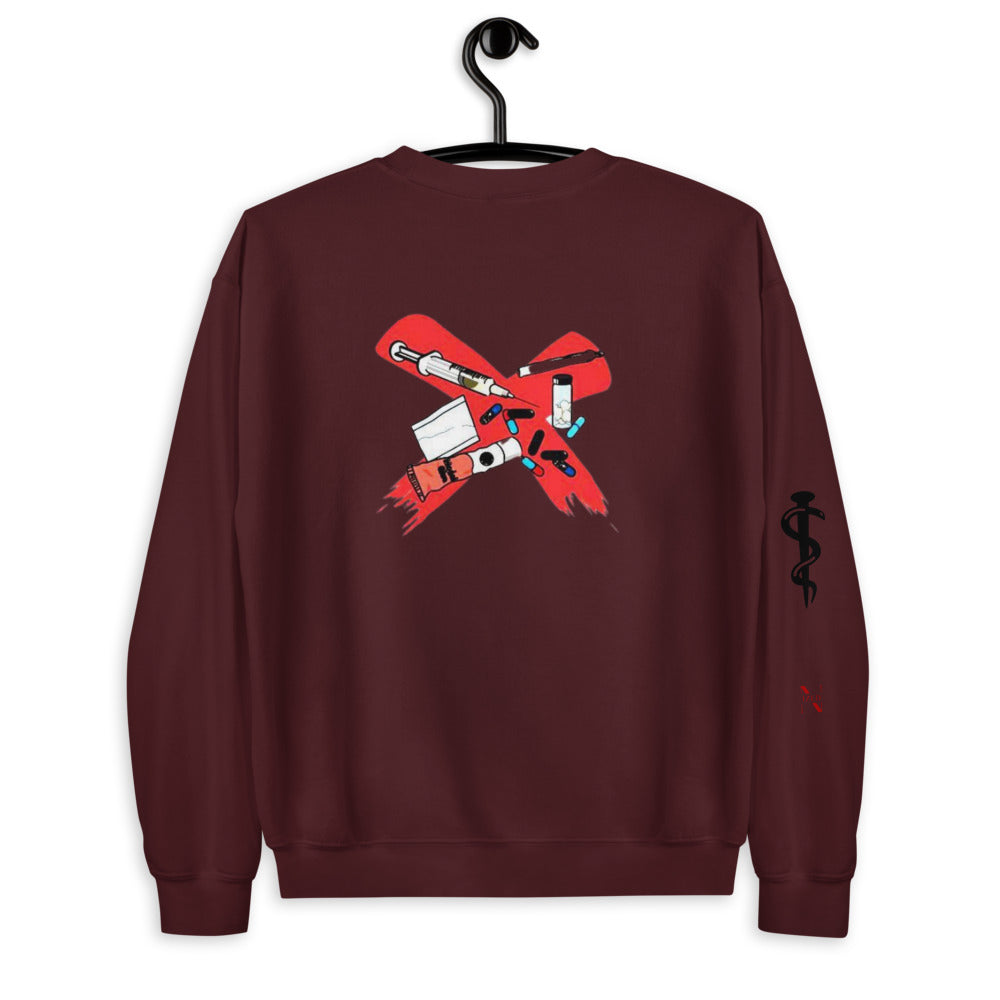 X All DRUGS Sweater