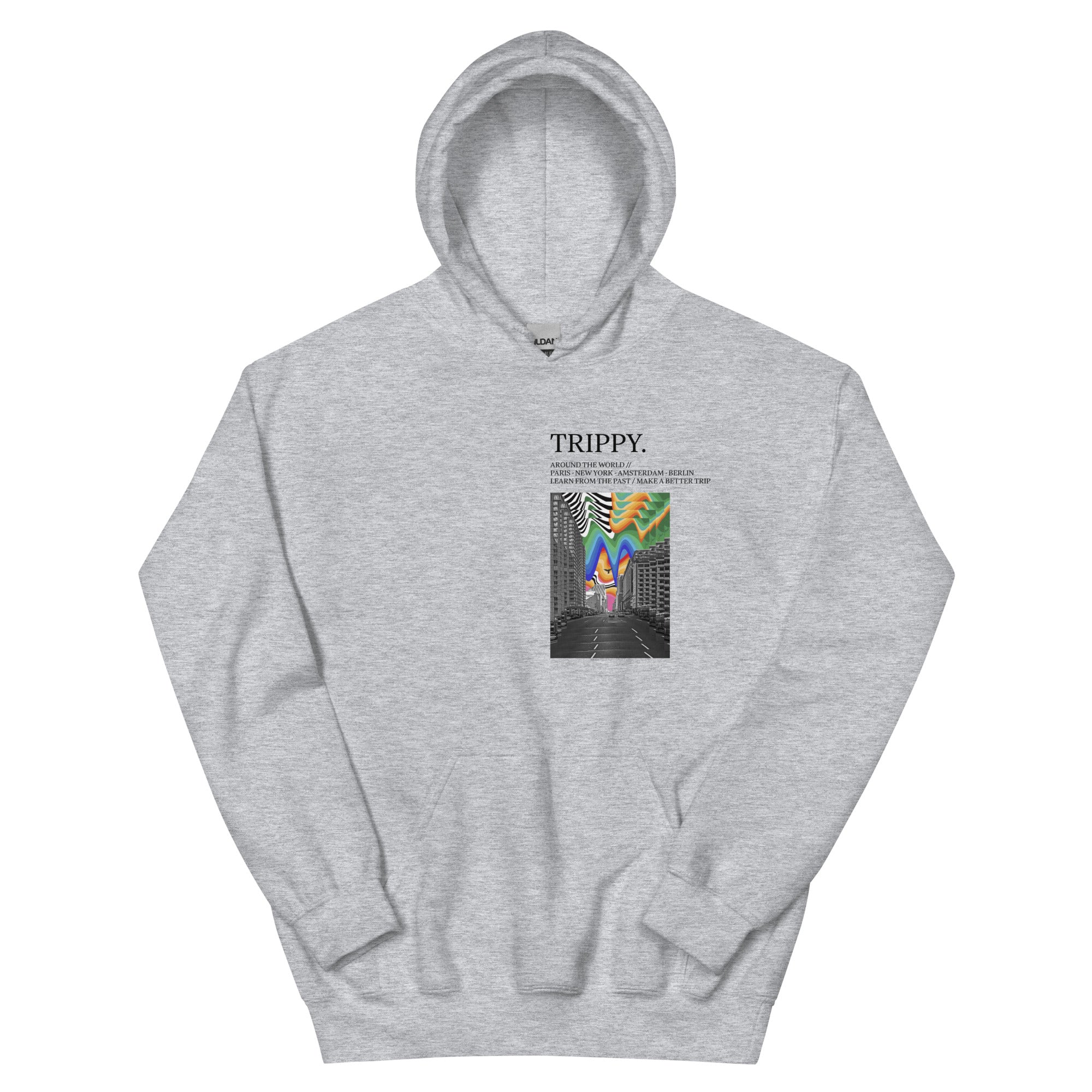 Trippy New York Times Kapuzenpullover