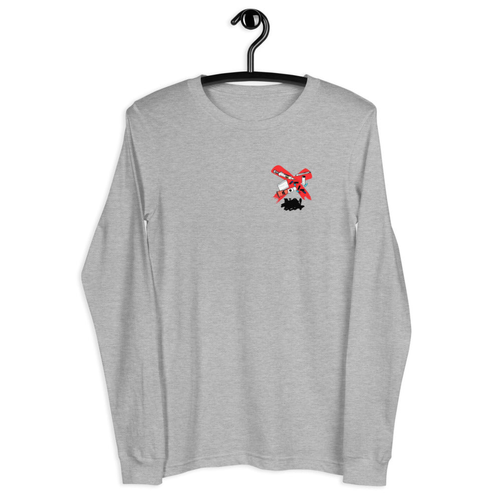 X All DRUGS Langarmshirt