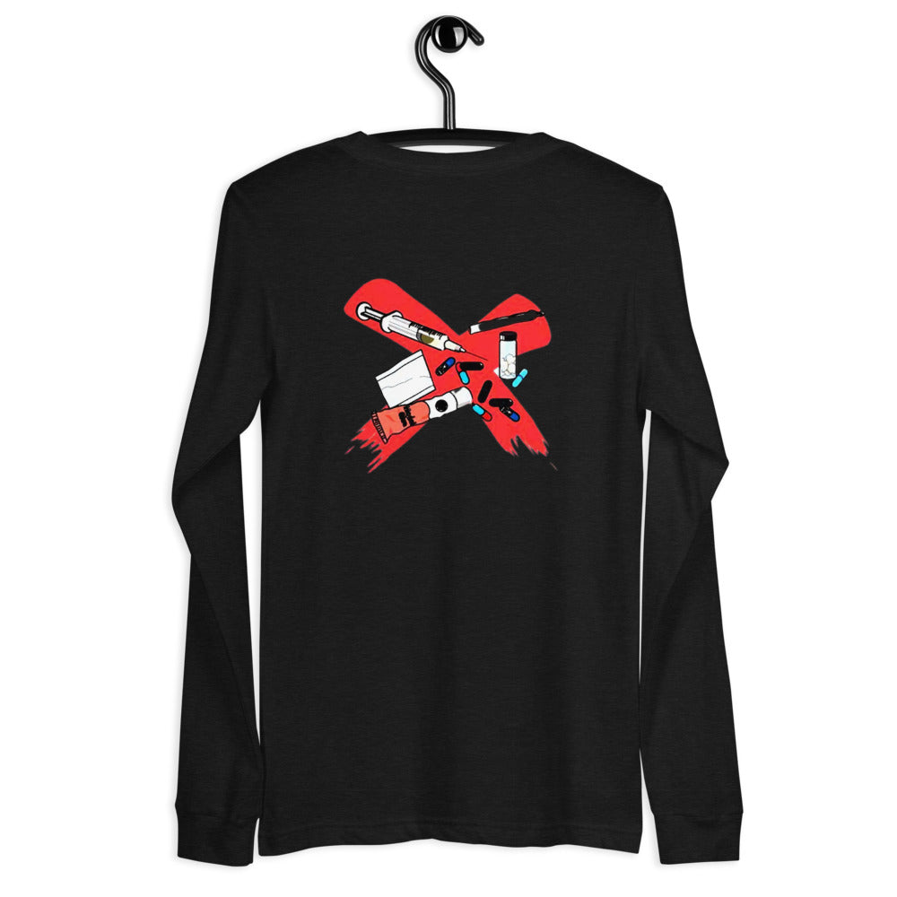 X All DRUGS Langarmshirt