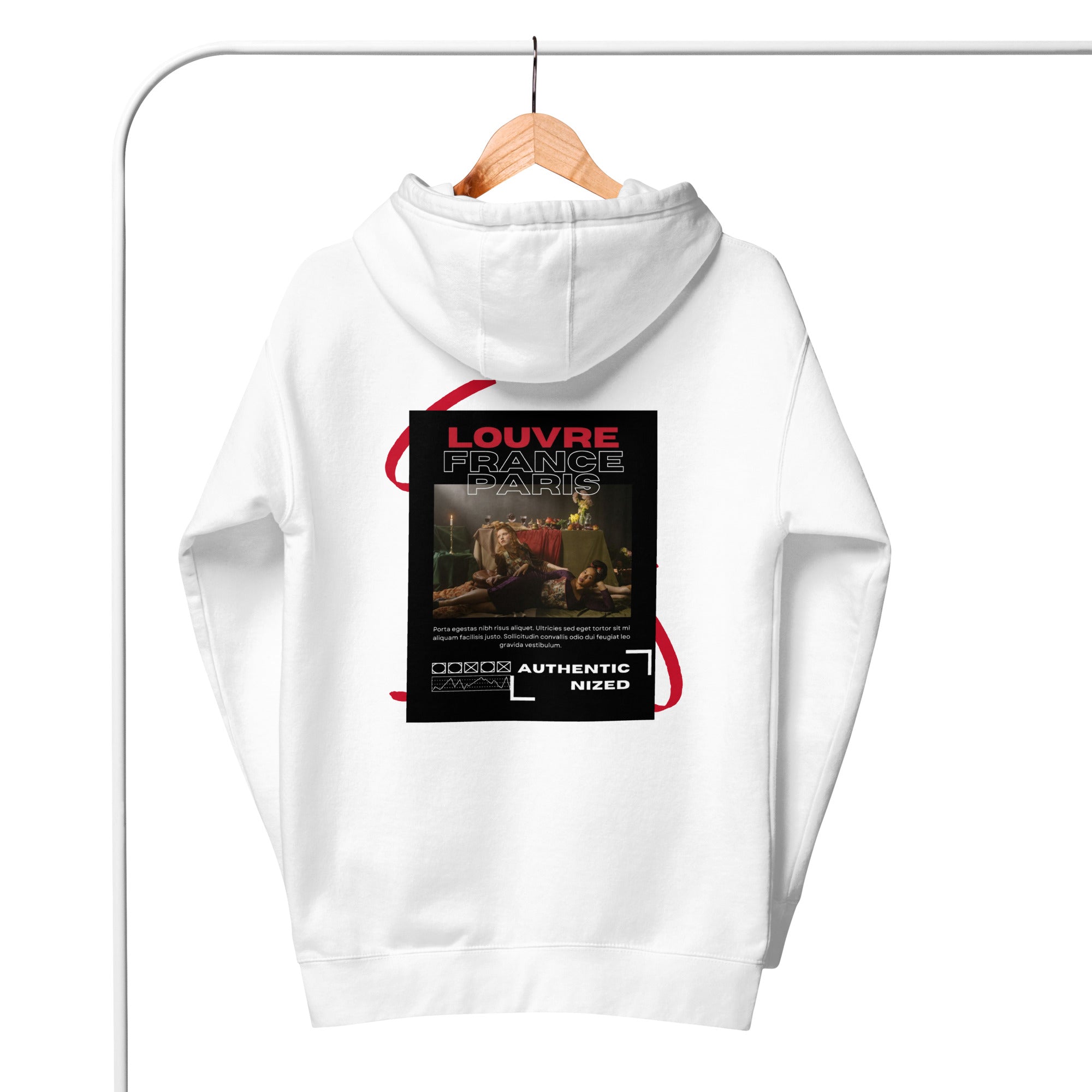 Louvre Paris Art Kapuzenpullover
