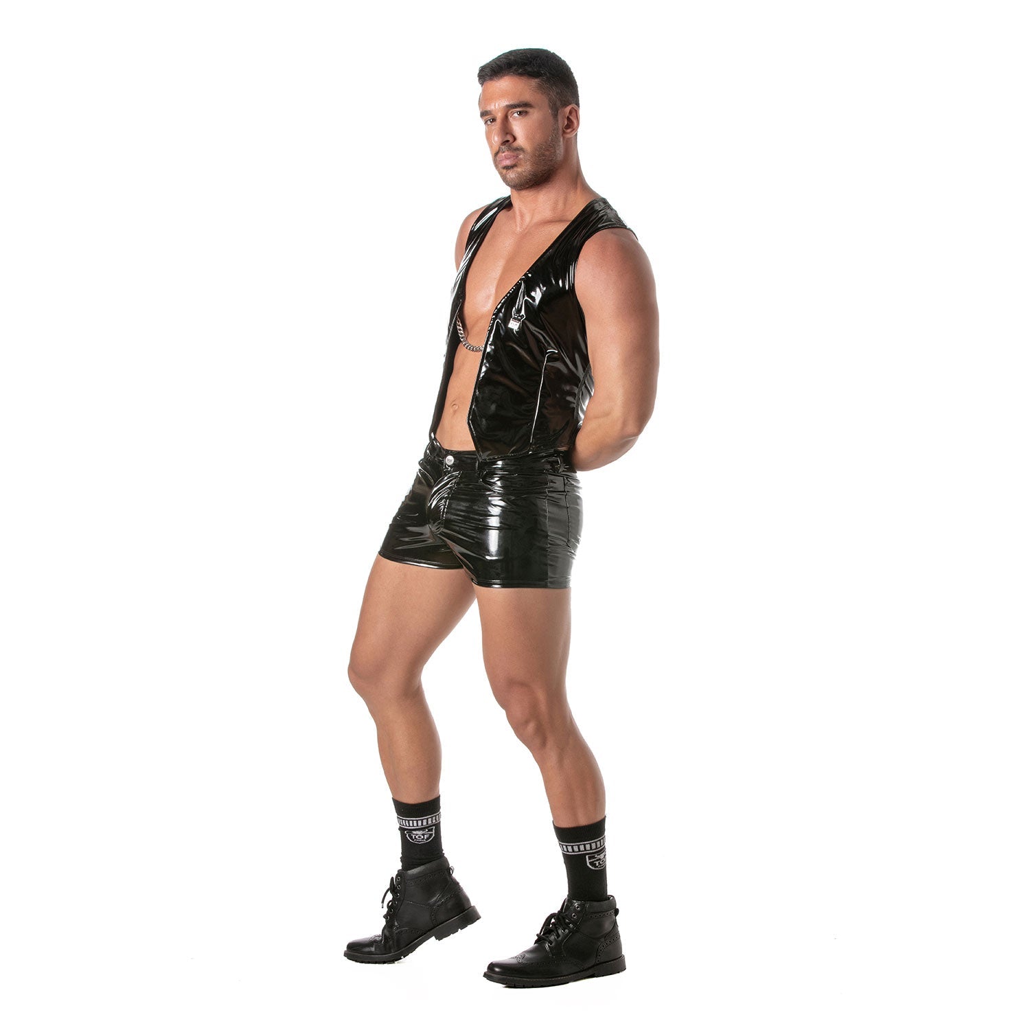 Vinyl Chain Vest Black - TOF Paris - Shop Deutschland Noodosz