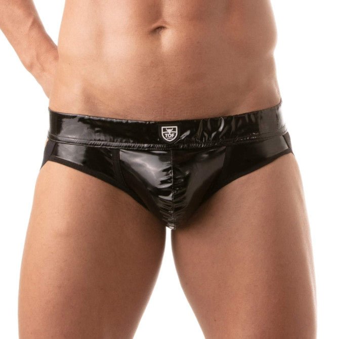Vinyl Jockstrap Schwarz - TOF Paris - Shop Deutschland Noodosz