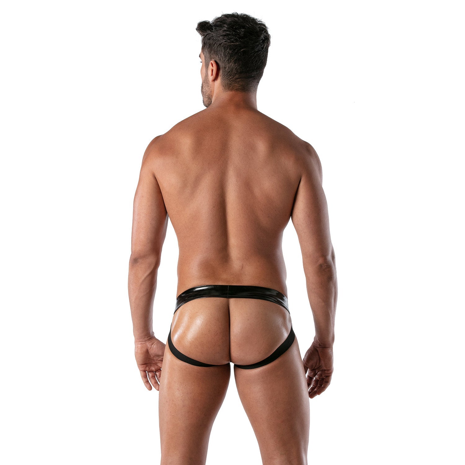 Vinyl Jockstrap Schwarz - TOF Paris - Shop Deutschland Noodosz