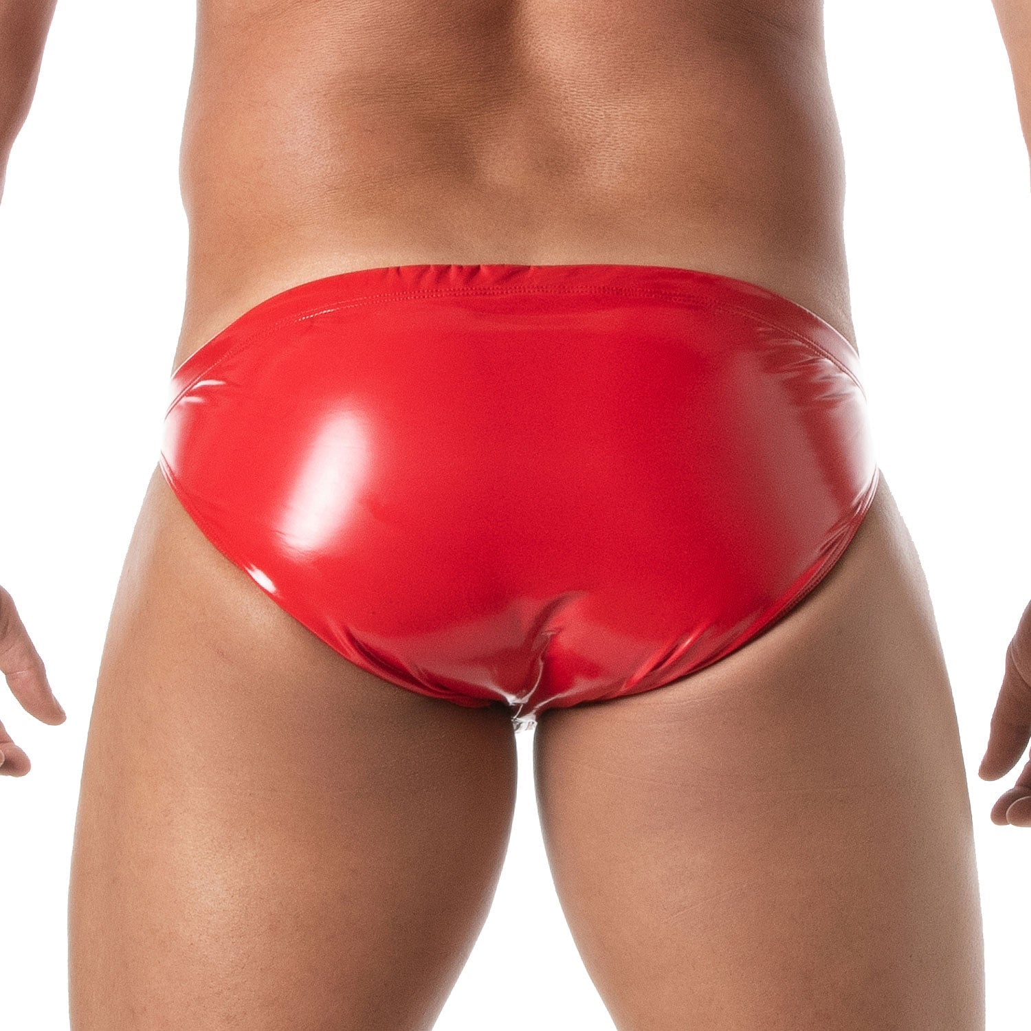 Vinyl Zipped Bikini Red - TOF Paris - Shop Deutschland Noodosz