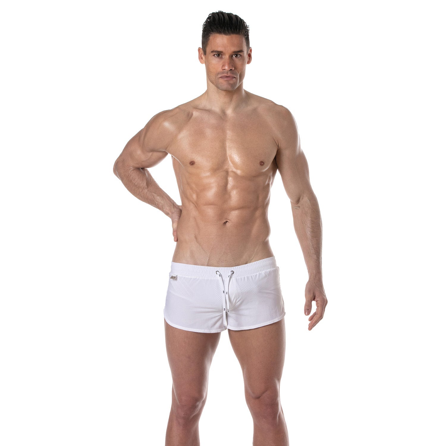 Weiße Mini Badeshorts - TOF Paris - Shop Deutschland Noodosz