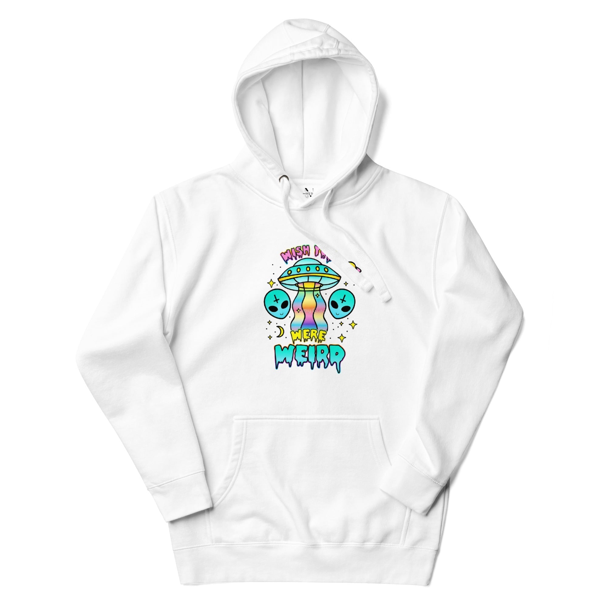 Wish you were werid aliens Kapuzenpullover - NiZED - Shop Deutschland Noodosz