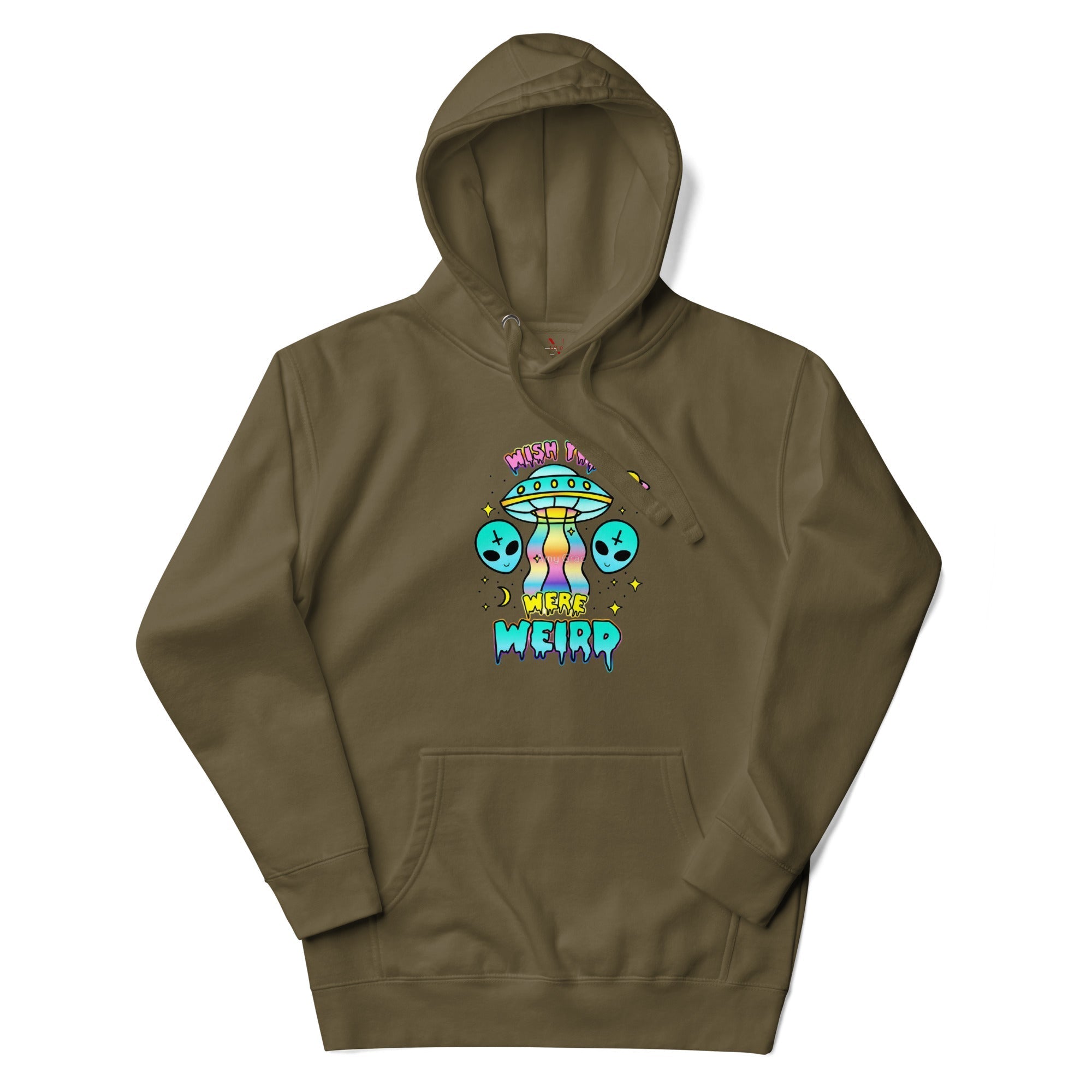 Wish you were werid aliens Kapuzenpullover - NiZED - Shop Deutschland Noodosz