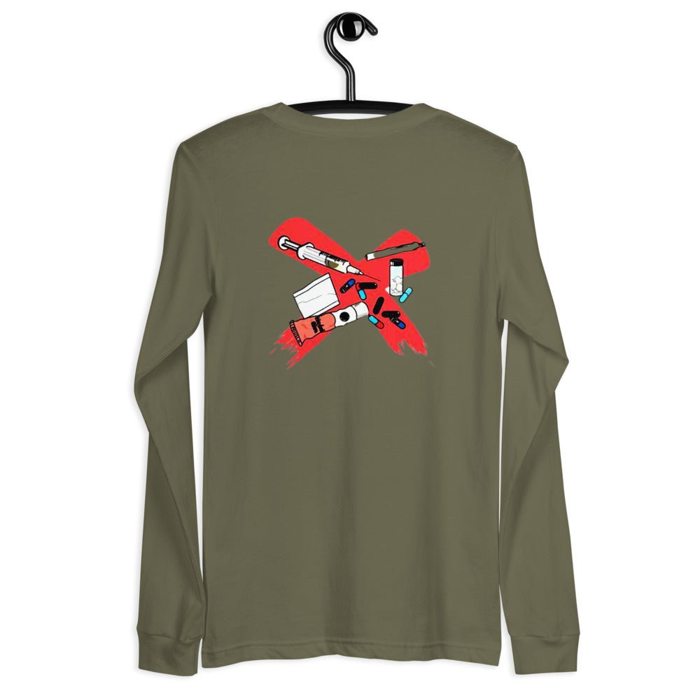 X All DRUGS Langarmshirt - NiZED - Shop Deutschland Noodosz