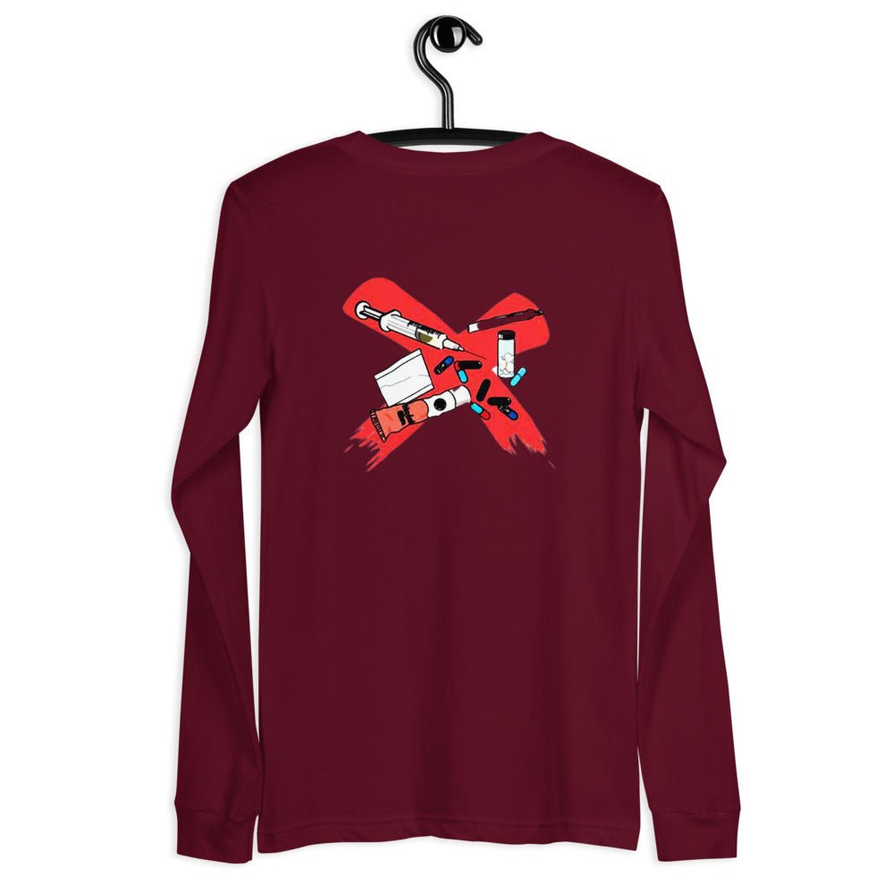 X All DRUGS Langarmshirt - NiZED - Shop Deutschland Noodosz